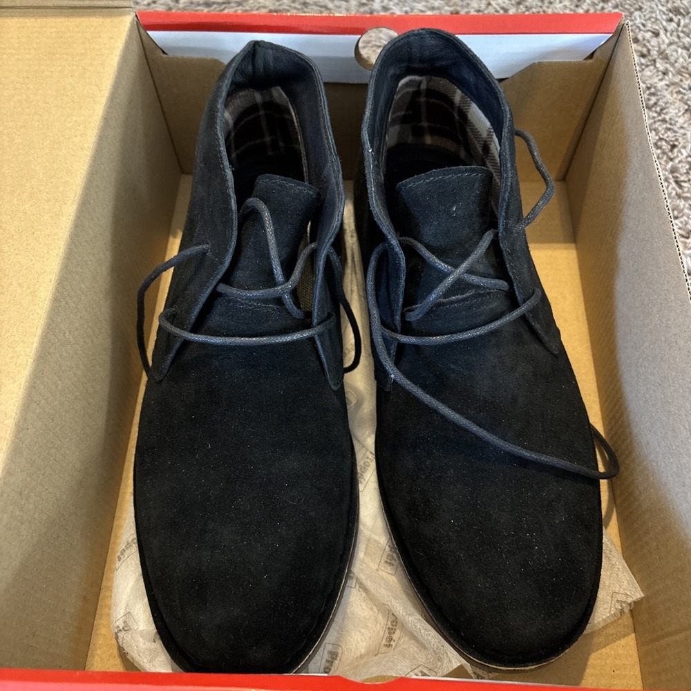 Propet Findley Men's Shoes Casual Boots-‎ Stone Black Size 8 X(3E)